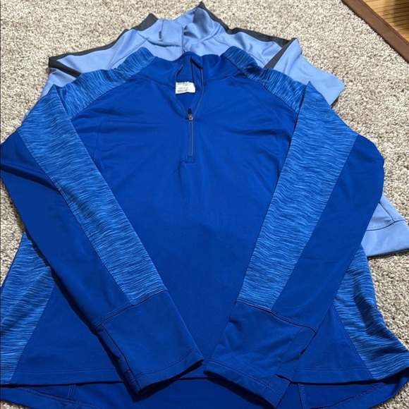 Lot Of Two Blue Danskin Athletic Jackets - Picture 1 of 8